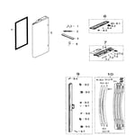 Samsung RF260BEAESR/AA-02 bottom-mount refrigerator parts | Sears ...