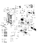 Samsung RS265TDBP/XAA-02 side-by-side refrigerator parts | Sears ...