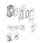 Samsung RF28JBEDBSG/AA-01 bottom-mount refrigerator parts | Sears ...