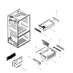 Samsung RF268ABBP/XAA-00 bottom-mount refrigerator parts | Sears