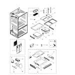 Samsung RF268ABBP/XAA-00 bottom-mount refrigerator parts | Sears ...