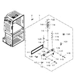 Samsung RF28JBEDBSG/AA-02 bottom-mount refrigerator parts | Sears ...