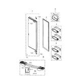 Samsung RS267TDRS/XAA-00 side-by-side refrigerator parts | Sears