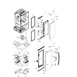 Samsung RF28HDEDBSR/AA-06 bottom-mount refrigerator parts | Sears ...