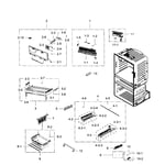 Samsung RF28HMEDBSR/AA-09 bottom-mount refrigerator parts | Sears