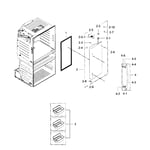 Samsung RF28HMEDBSR/AA-09 bottom-mount refrigerator parts | Sears ...