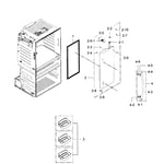 Samsung RF28HMEDBSR/AA-11 bottom-mount refrigerator parts | Sears ...