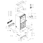 Samsung RF34H9950S4/AA-01 bottom-mount refrigerator parts | Sears