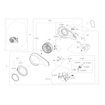 Samsung DV45K7600EW/A3-00 dryer parts | Sears PartsDirect