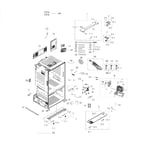Samsung RF263BEAEWW/AA-03 bottom-mount refrigerator parts | Sears