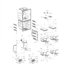 Samsung RF28K9070SG/AA-00 bottom-mount refrigerator parts | Sears