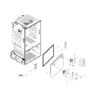 Samsung RF263TEAESR/AA-02 bottom-mount refrigerator parts | Sears