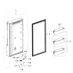 Samsung RF28K9380SR/AA-00 bottom-mount refrigerator parts | Sears ...