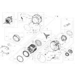 Samsung WF45K6200AW/A2-00 washer parts | Sears PartsDirect