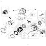 Samsung WF45K6500AV/A2-00 washer parts | Sears PartsDirect