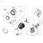 Samsung WW22K6800AW/A2-00 washer parts | Sears PartsDirect