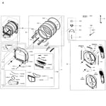 Samsung DV50K8600EW/A3-00 dryer parts | Sears PartsDirect