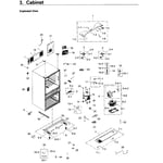 Samsung RF22KREDBSR/AA-00 bottom-mount refrigerator parts | Sears ...