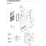 Samsung RF22KREDBSR/AA-00 bottom-mount refrigerator parts | Sears ...