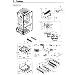 Samsung RF26J7500BC/AA-00 bottom-mount refrigerator parts | Sears