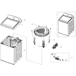 Samsung WA48H7400AW/A2-01 washer parts | Sears PartsDirect