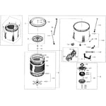Samsung WA48H7400AW/A2-02 washer parts | Sears PartsDirect