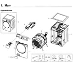 Samsung WF419AAW/XAA-03 washer parts | Sears PartsDirect