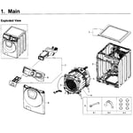 Samsung WF50K7500AW/A2-11 washer parts | Sears PartsDirect