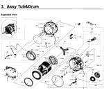 Samsung WF50K7500AW/A2-11 washer parts | Sears PartsDirect