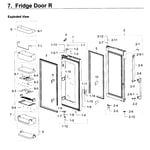Samsung RF22K9381SR/AA-00 bottom-mount refrigerator parts | Sears ...