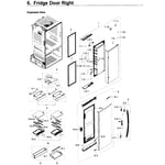 Samsung RF28HDEDPBC/AA-05 bottom-mount refrigerator parts | Sears ...