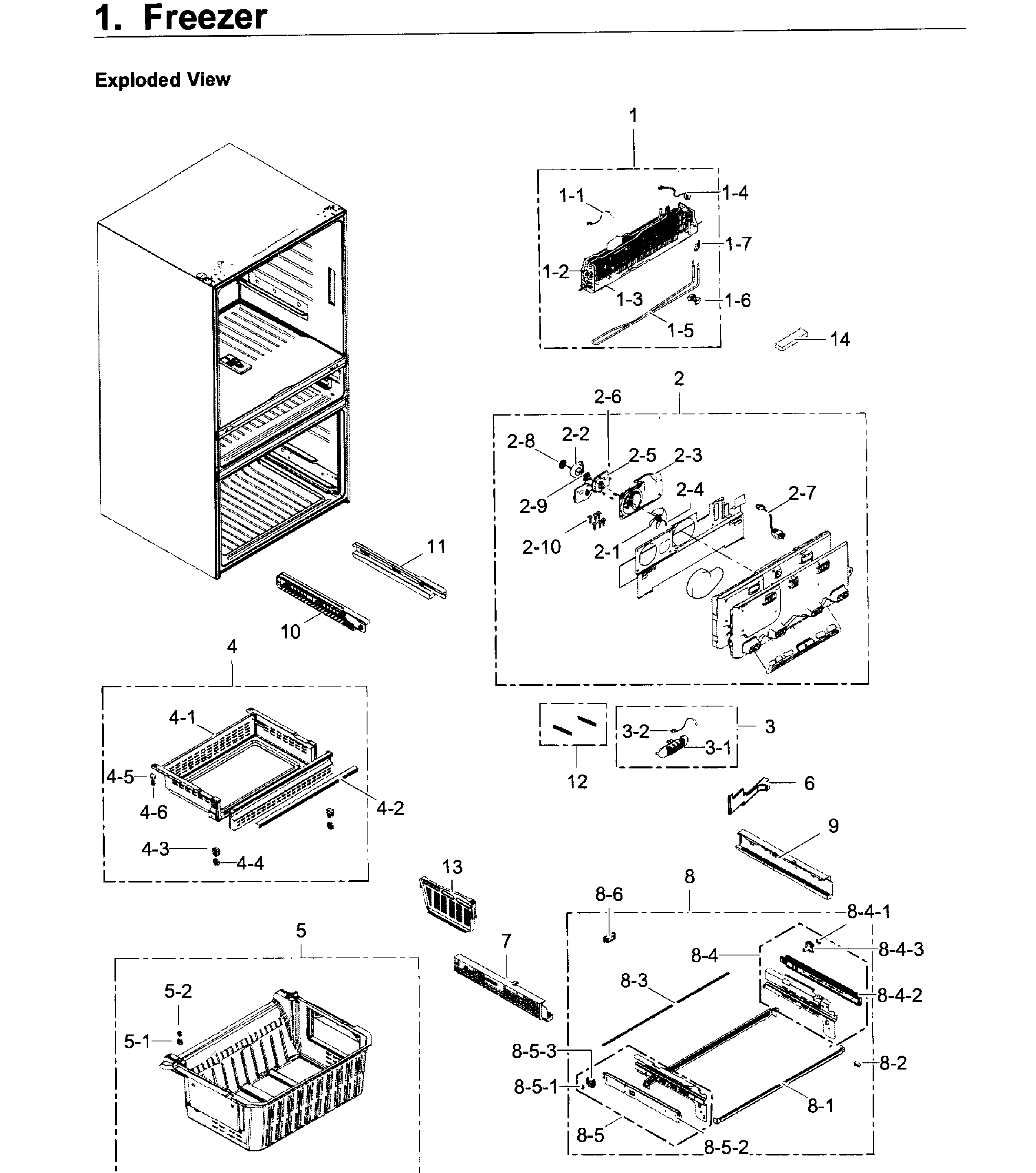 Samsung Refrigerator Parts Diagram