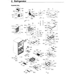 Samsung RF22KREDBSG/AA-03 bottom-mount refrigerator parts | Sears