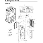 Samsung RF4267HARS/XAA-05 bottom-mount refrigerator parts | Sears ...