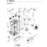 Samsung RF263TEAESG/AA-01 bottom-mount refrigerator parts | Sears