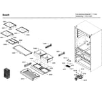 Bosch B21CL80SNS/01 bottom-mount refrigerator parts | Sears PartsDirect