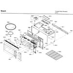 Bosch HMV5053U/01 microwave/hood combo parts | Sears PartsDirect