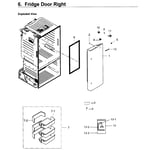 Samsung RF263BEAESR/AA-02 bottom-mount refrigerator parts | Sears