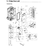 Samsung RF263BEAESR/AA-03 bottom-mount refrigerator parts | Sears