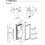 Samsung RF23J9011SR/AA-08 bottom-mount refrigerator parts | Sears