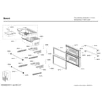 Bosch B21CL81SNS/01 bottommount refrigerator parts Sears PartsDirect