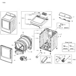 Samsung DV48H7400GW/A2-01 dryer parts | Sears PartsDirect