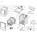 Samsung DV48J7700GW/A2-02 dryer parts | Sears PartsDirect