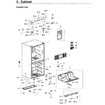 Samsung RF28K9070SR/AA-02 bottom-mount refrigerator parts | Sears