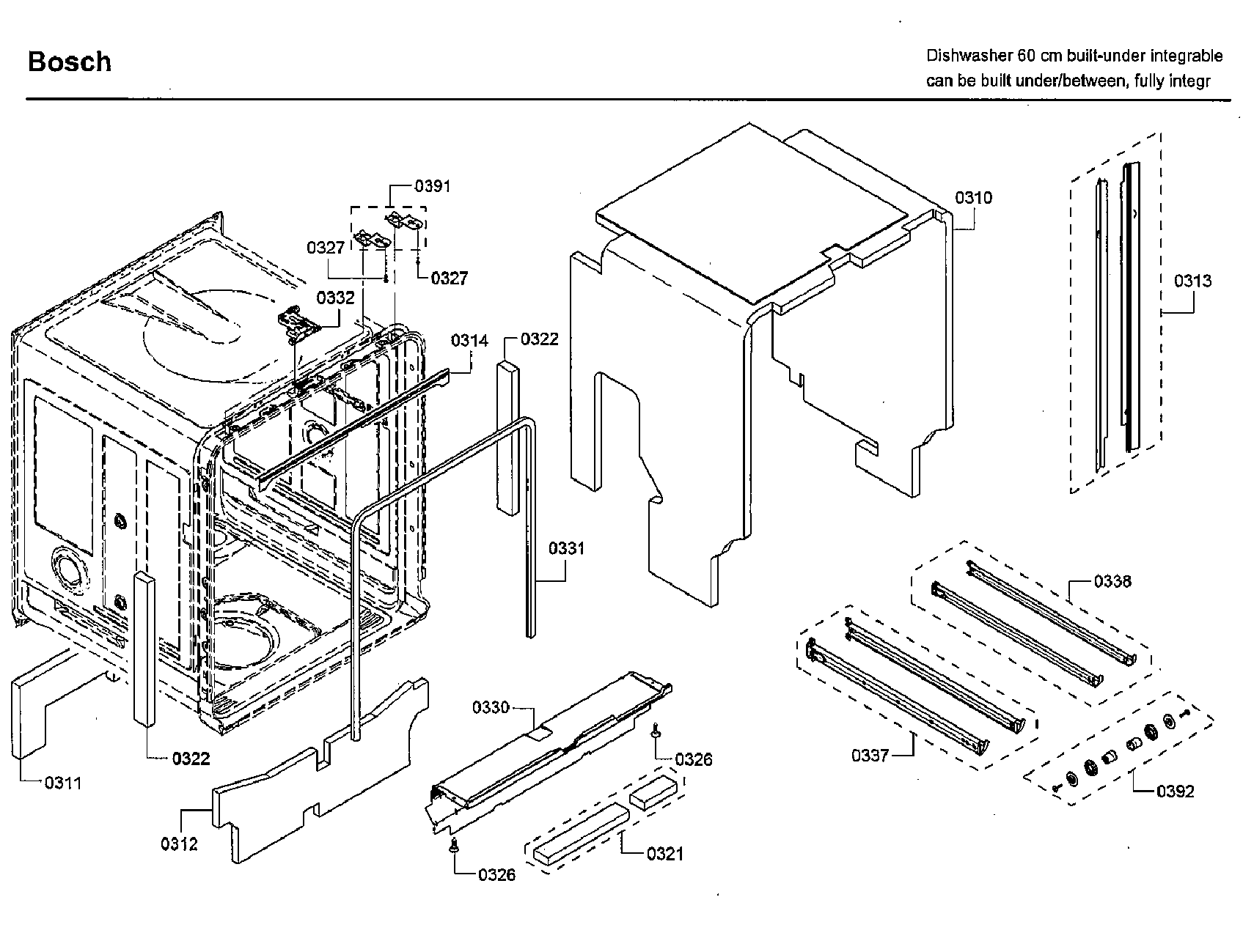 bosch dishwasher shvm78w53n
