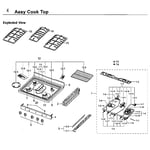 Samsung NX58F5700WS/AA04 gas range parts Sears PartsDirect