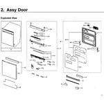 Samsung DW80M9550US/AA00 dishwasher parts Sears PartsDirect