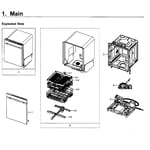 Samsung DW80M9960US/AA-00 dishwasher parts | Sears PartsDirect
