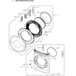 Samsung DVG55M9600W/A3-00 dryer parts | Sears PartsDirect