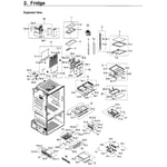 Samsung RF265BEAESG/AA-00 bottom-mount refrigerator parts | Sears